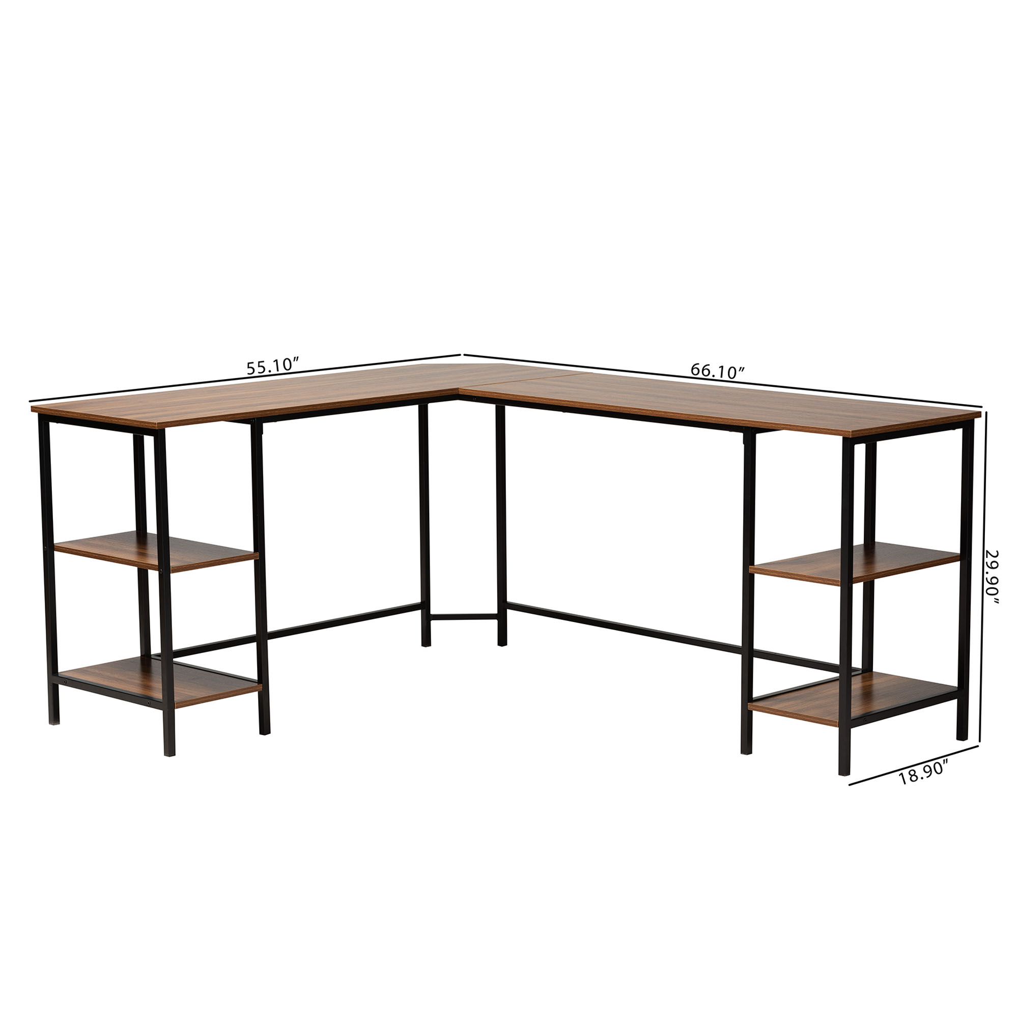 Baxton studio on sale idabel desk